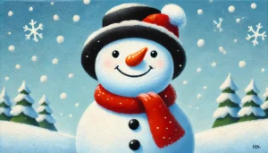 Cheerful Snowman