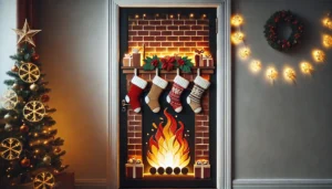 Christmas Fireplace Scene