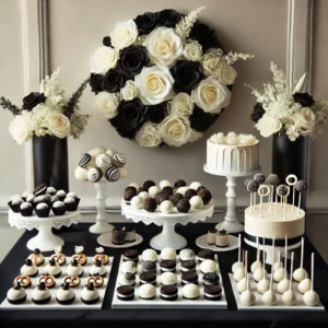 Classic Black and White Table