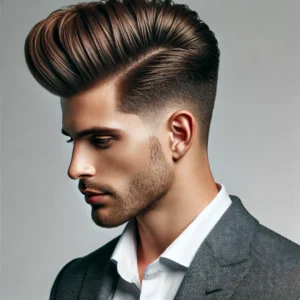 Classic Pompadour for White Men