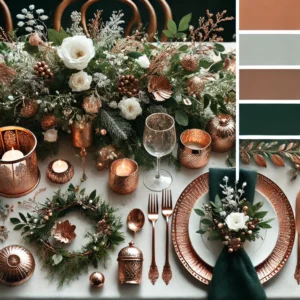 Copper and Forest Green