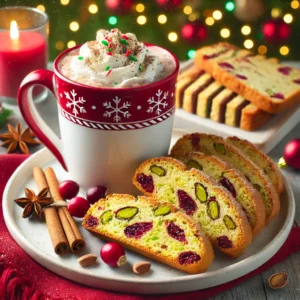 Cranberry Pistachio Biscotti