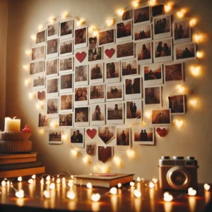 Create a Personalized Photo Wall or Love Note Display