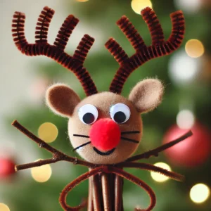 DIY Reindeer Tree Topper