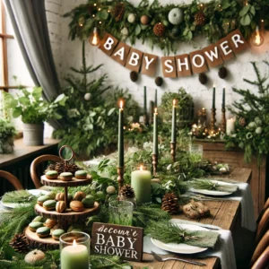 Evergreen Baby Shower