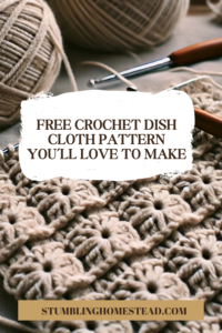 Crochet Dish Cloth Free Pattern