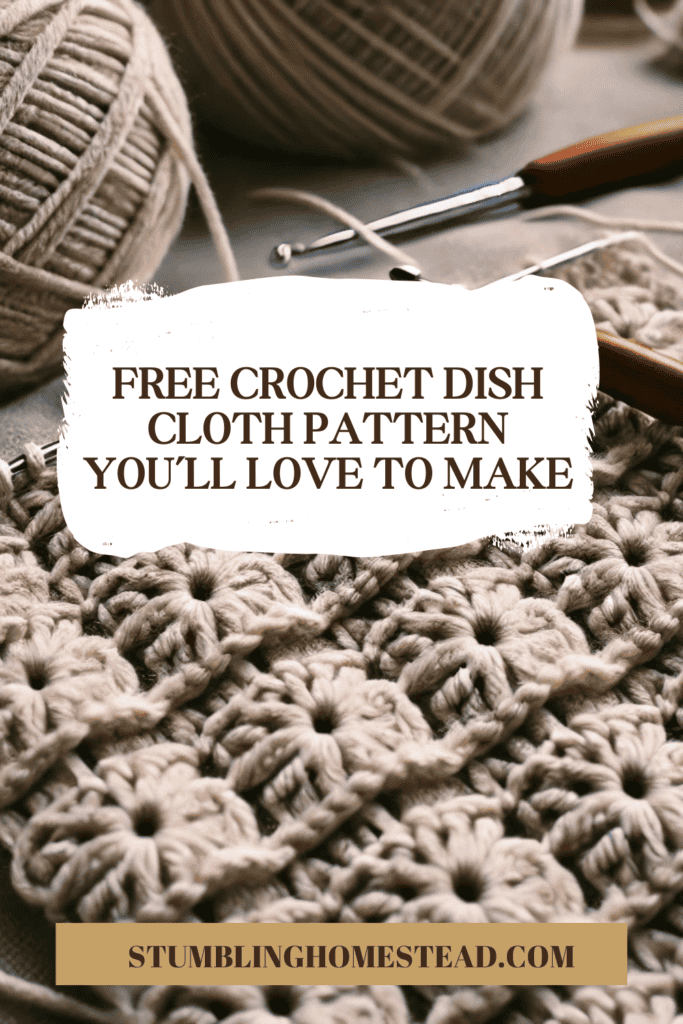 Dish Script Crochet Pattern Crochet Dish Cloth Free Pattern: A Practical and Fun Project – SHS