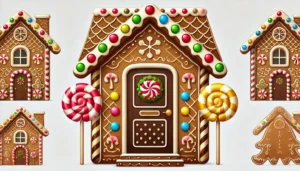 Gingerbread House Door