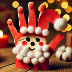 Handprint Santa Claus