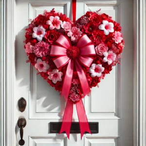 Heart-Shaped Wreath for the Door