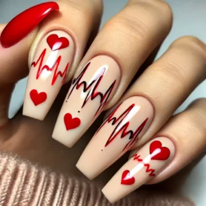 Heartbeat Nails