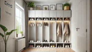 Install TRONES Shoe Cabinets for Slim Storage