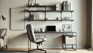 Install a Floating Desk to Maximize Floor Space