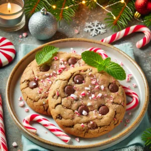 Peppermint Chocolate Chip Cookies