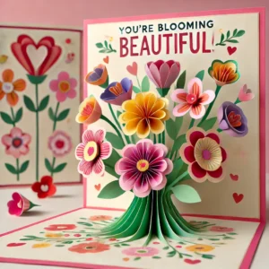 Pop-Up Flower Bouquet Card