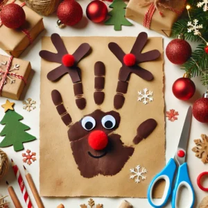 Reindeer Handprint Craft