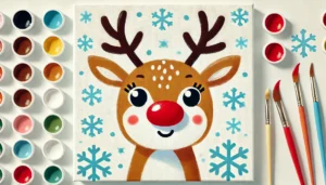 Reindeer with a Red Nose