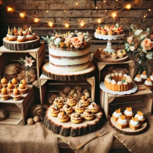 Rustic Elegance Dessert Table