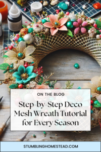 Deco Mesh Wreath: Step-by-Step Guide