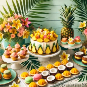 Tropical Paradise Dessert Table