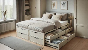 Use a Storage Bed for Extra Functionality