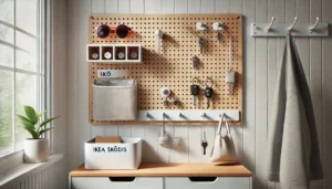 Utilize SKÅDIS Pegboards for Small Accessories