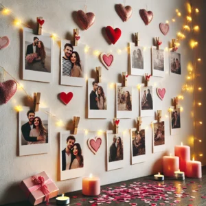 Valentine’s Day Photo Wall